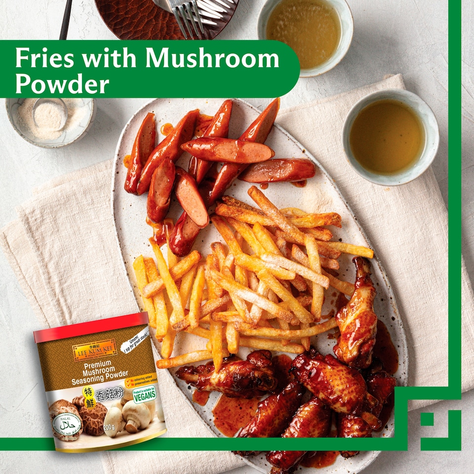 image 1 of Lee Kum Kee Premium Mushroom Seasoning Powder 200g