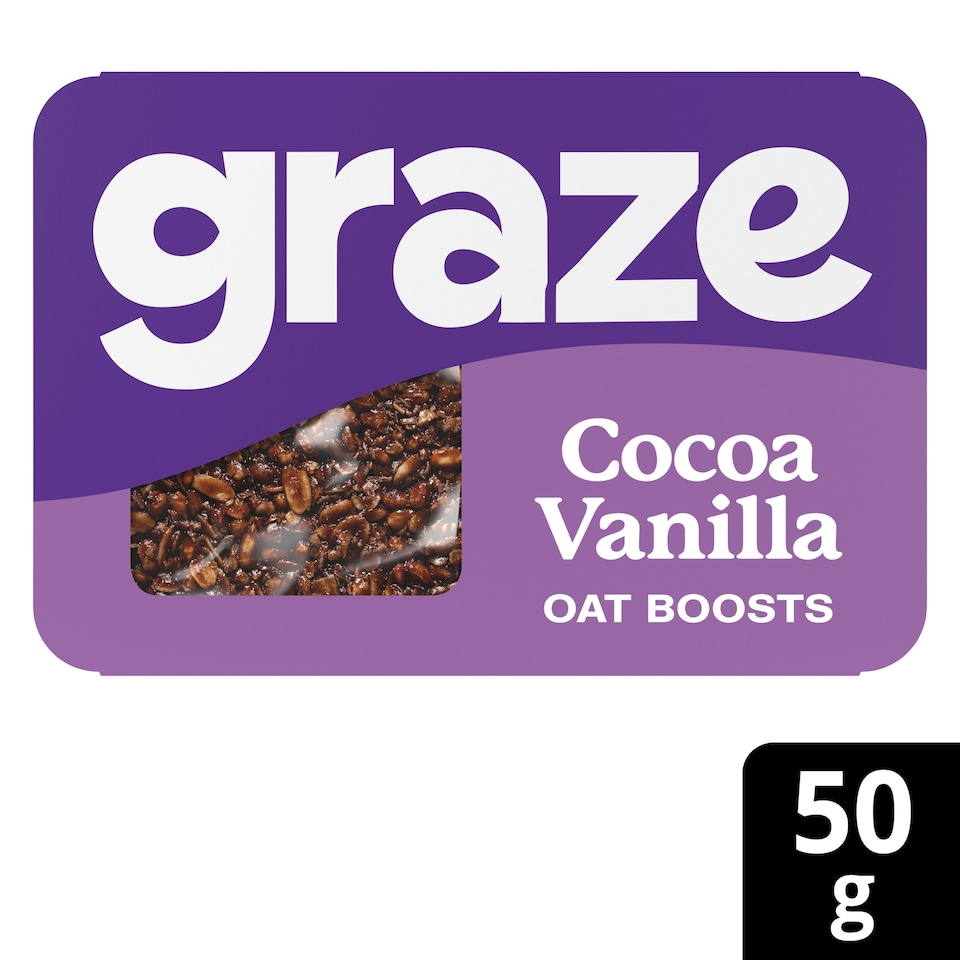 image 1 of Graze Cocoa Vanilla & Protein Flapjack 50G