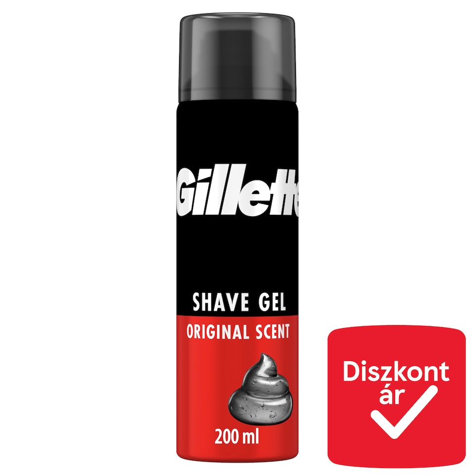 image 1 of Gillette Classic Borotvazselé Original Illattal, Gyors És Egyszerű Borotválkozás, 200ml