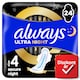 image 1 of Always Ultra Sanitary Towels Secure Night (Size 4) Wings x 24 Pads