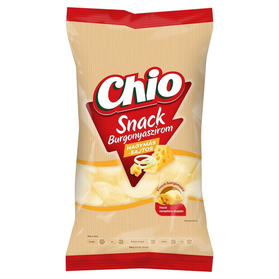 Chio Snack hagymás-sajtos ízű burgonyaszirom 65 g