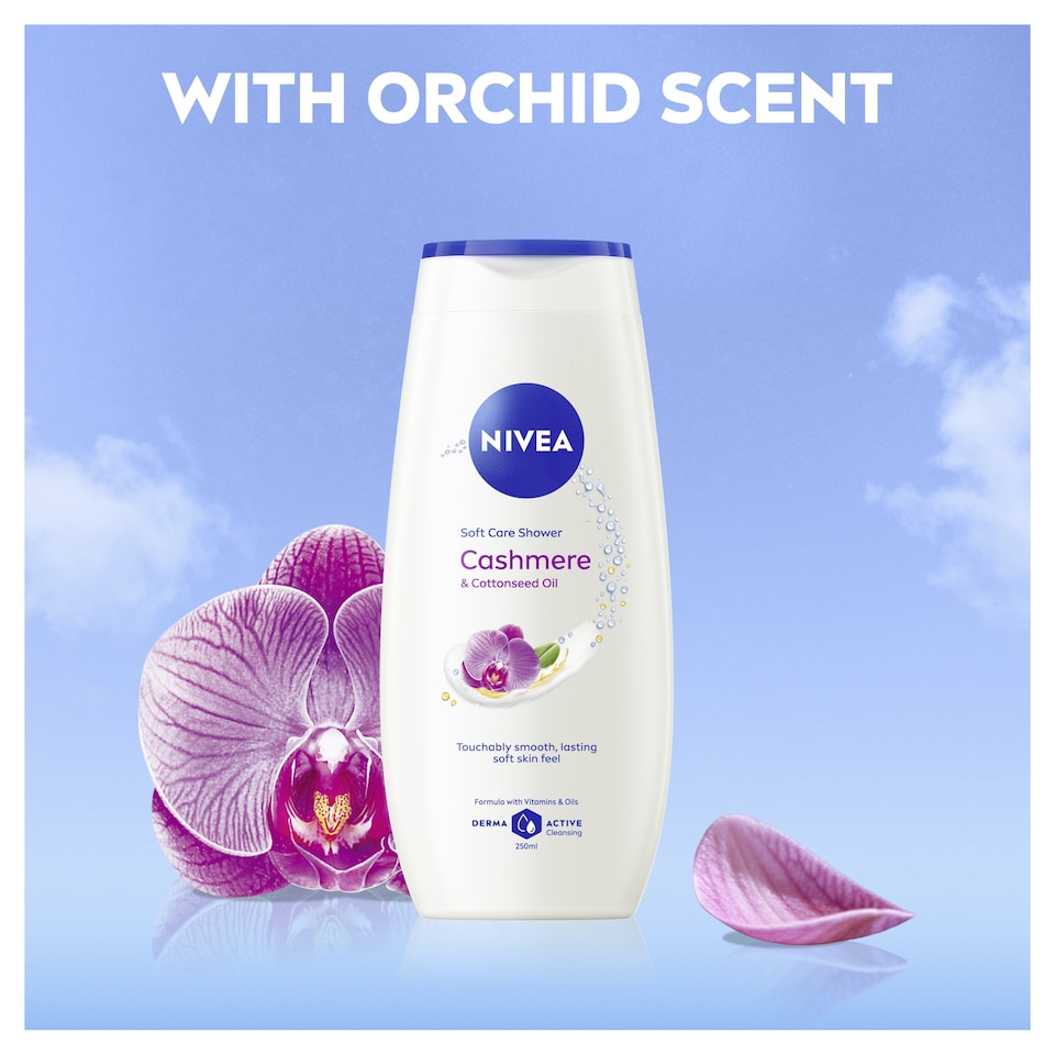 image 1 of NIVEA Cashmere & Cotton Seed Oil Shower Cream 250ml