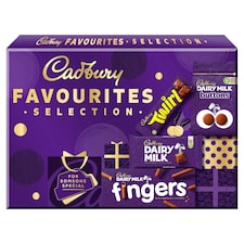 Cadbury Chocolate & Biscuits Favourites Selection Gift Box 370g