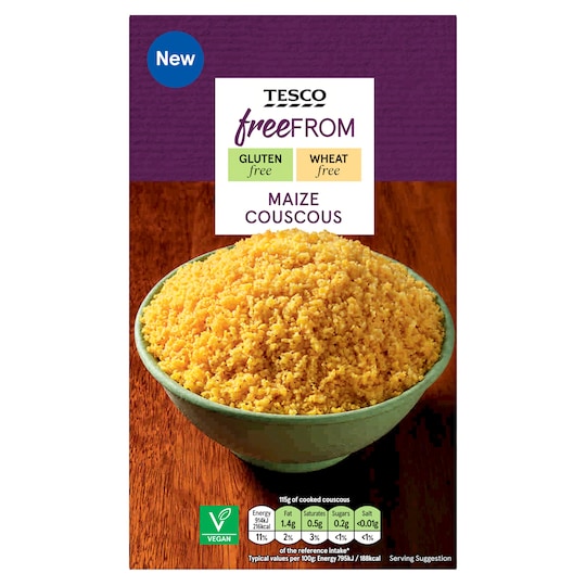 Tesco Free From Maize Couscous 375G Tesco Groceries