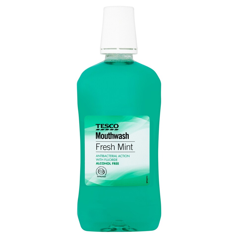 Tesco Freshmint Mouthwash 500Ml