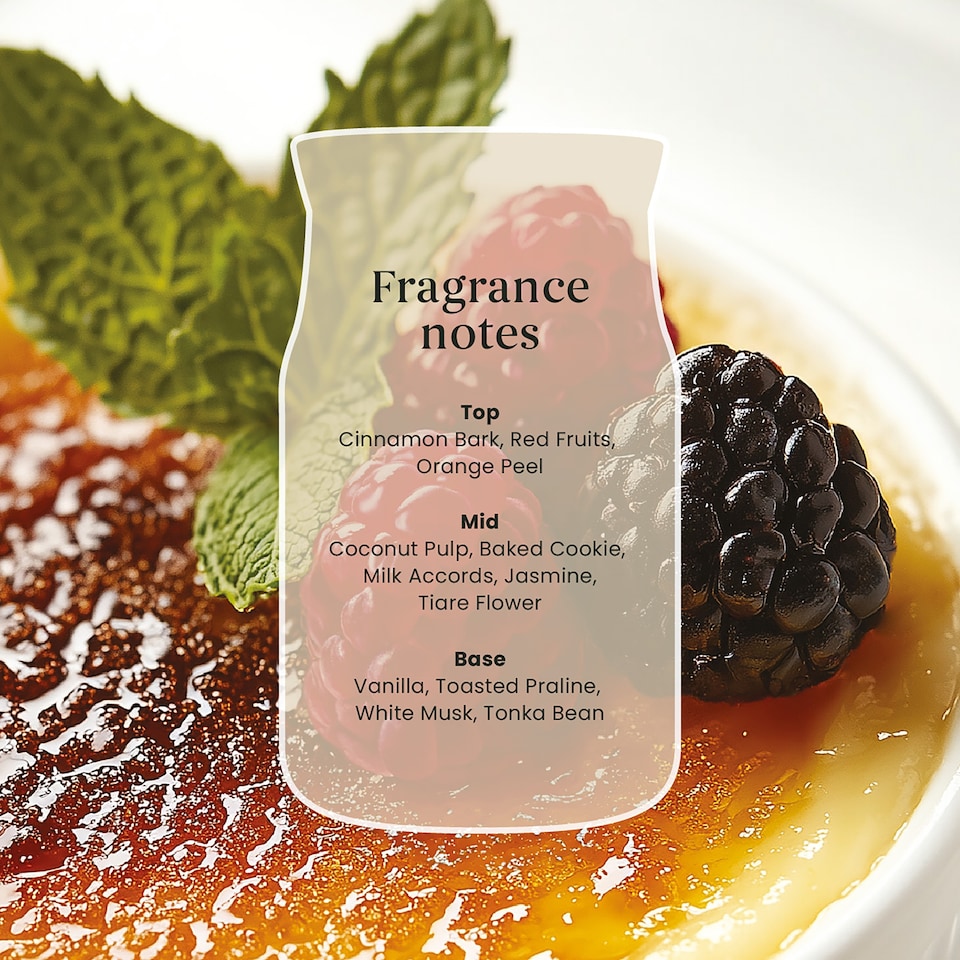 image 1 of Yankee Candle Signature Vanilla Crème Brulee Medium Jar 368g