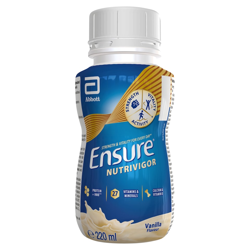 image 1 of Ensure Nutrivigor Vanilla Ready to Drink Liquid 220ml