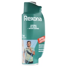 Rexona Invisible on Black + White Clothes Antiperspirant Spray for Men 150ml + Razor