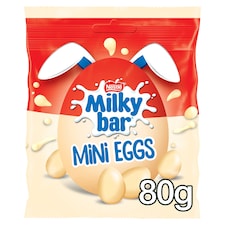 Milkybar White Chocolate Mini Eggs 80G