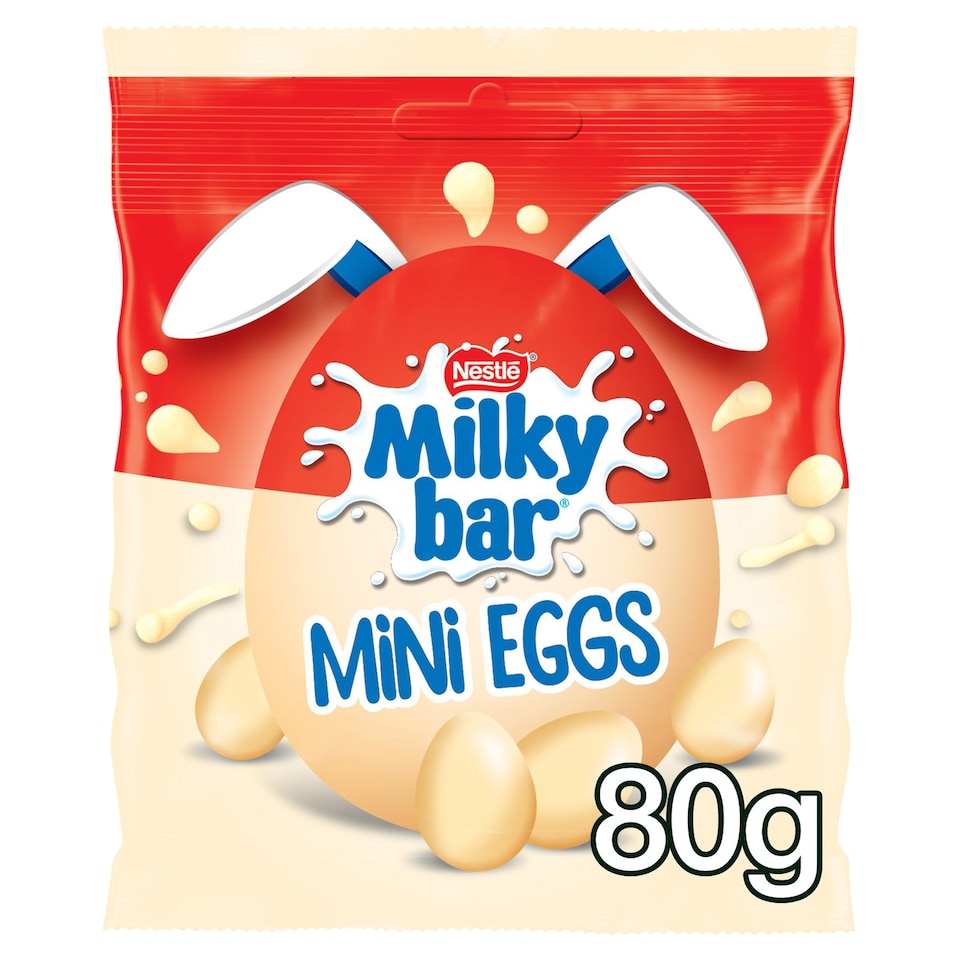 image 1 of Milkybar White Chocolate Mini Eggs 80G