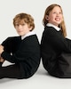 image 1 of F&F School Unisex 2-Pack Cotton Rich Sweatshirts in Black