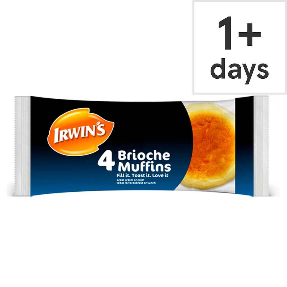 Irwin's Brioche Muffins 4 Pack