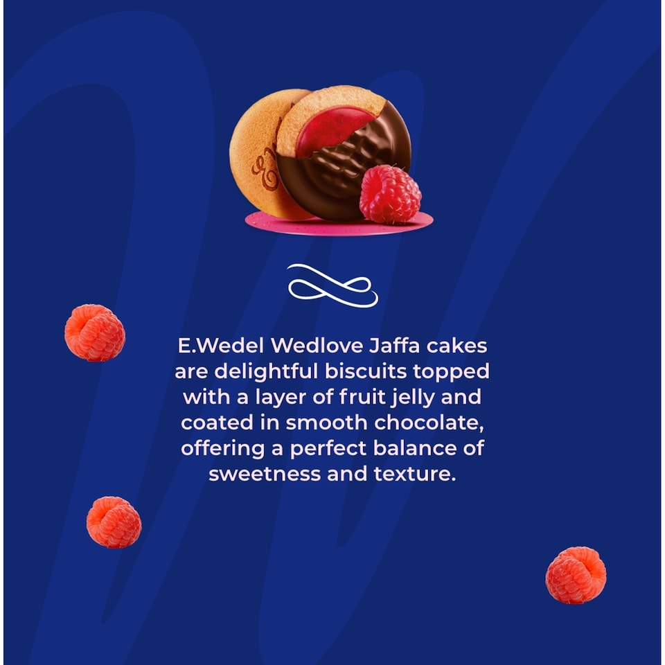 image 1 of E. Wedel Supreme Jaffa Cakes - Raspberry 147g