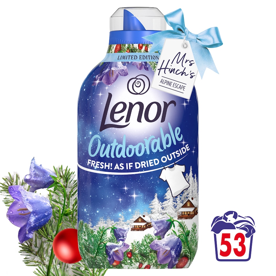 image 1 of Lenor Outdoorable Fabric Conditioner Bluebells & Wild Berries 53 Washes 742ml