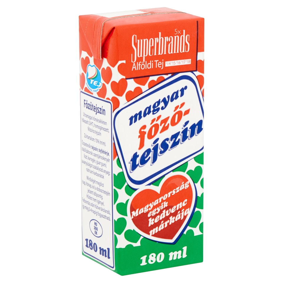 image 1 of Alföldi Tej UHT Hungarian Cooking Cream 180 ml