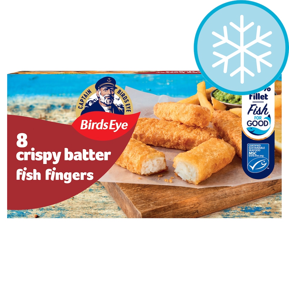 image 1 of Birds Eye Crispy Batter Fish Fingers 8 Pack 224g
