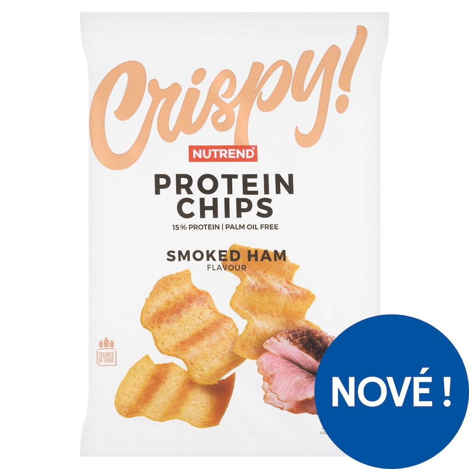 image 1 of Nutrend Crispy! Protein Chips Smoked Ham Flavour 50g