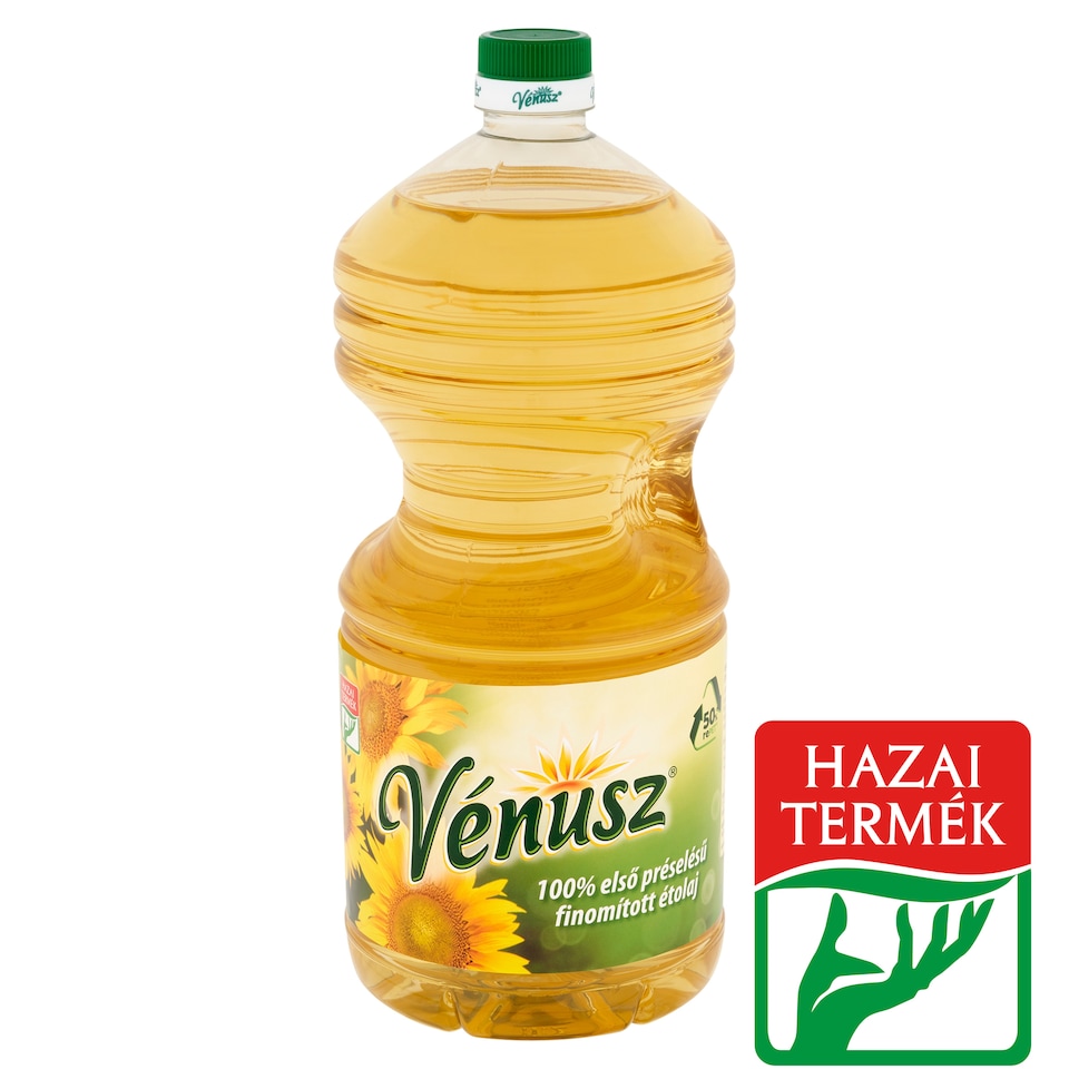 Vénusz 100% első préselésű finomított napraforgó-étolaj 3 l