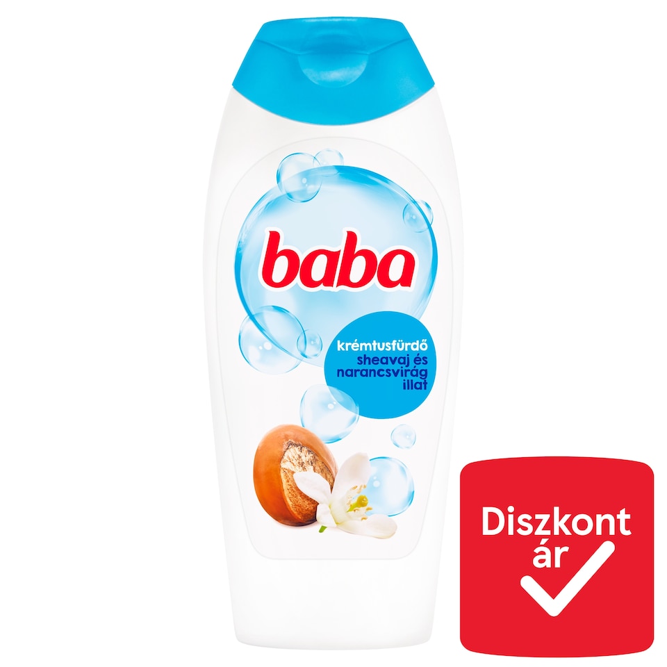 Baba sheavaj és narancsvirág illat krémtusfürdő 400 ml