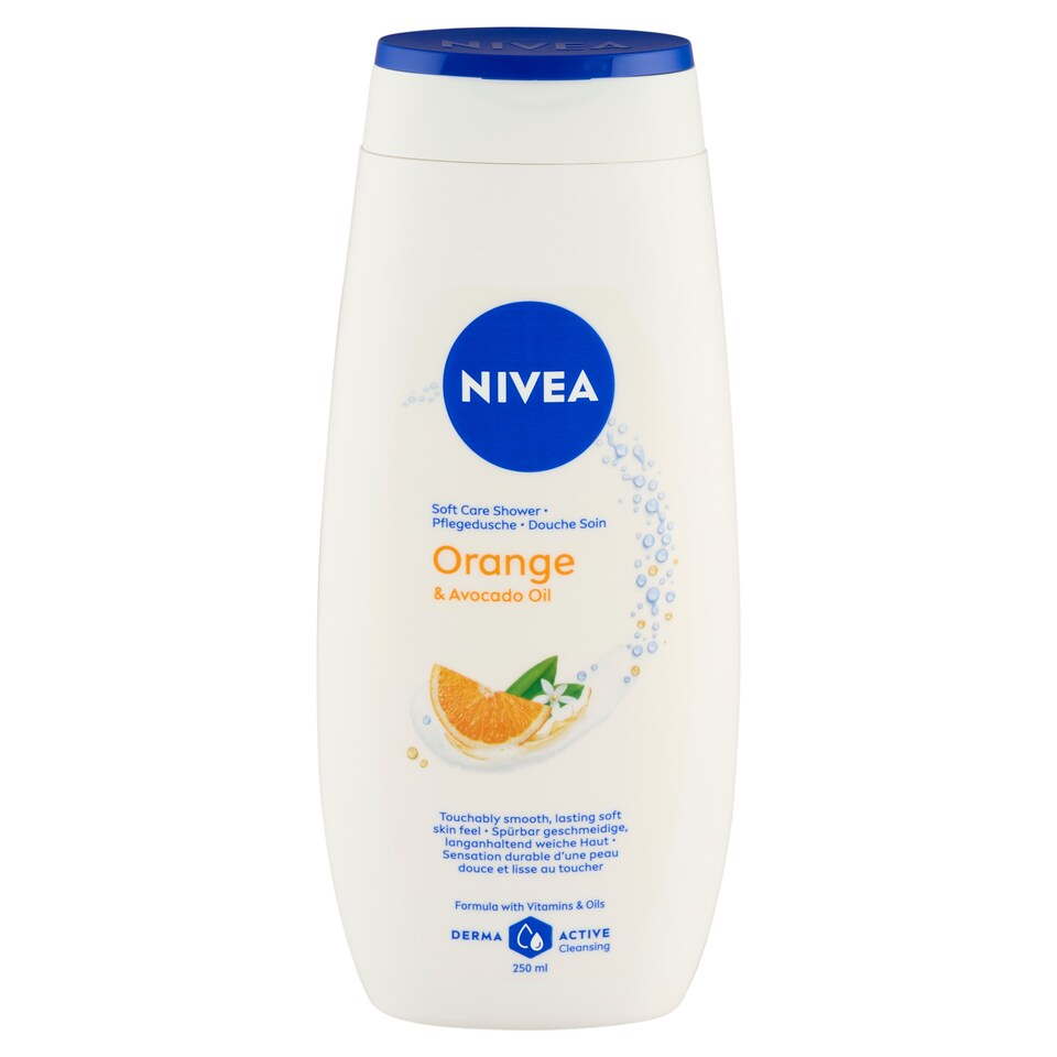 NIVEA Orange & Avocado Oil krémtusfürdő 250 ml  1. kép