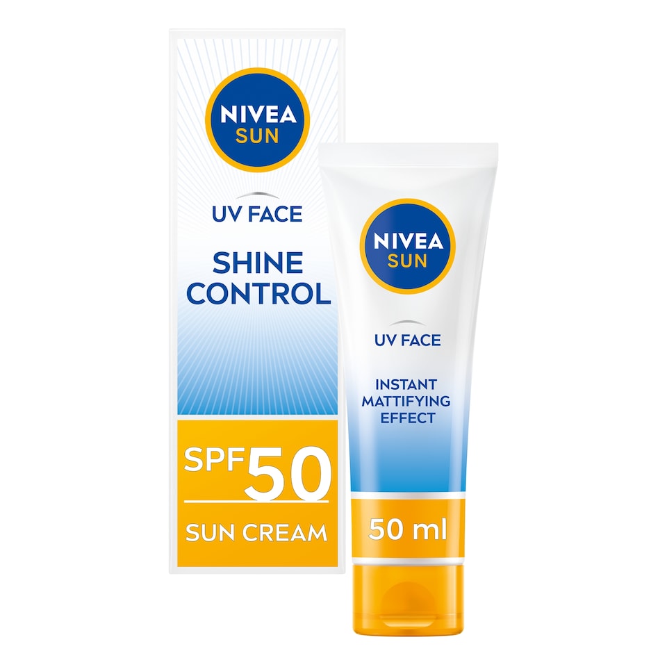 image 1 of NIVEA SUN UV Face Shine Control Sun Cream SPF 50 50ml