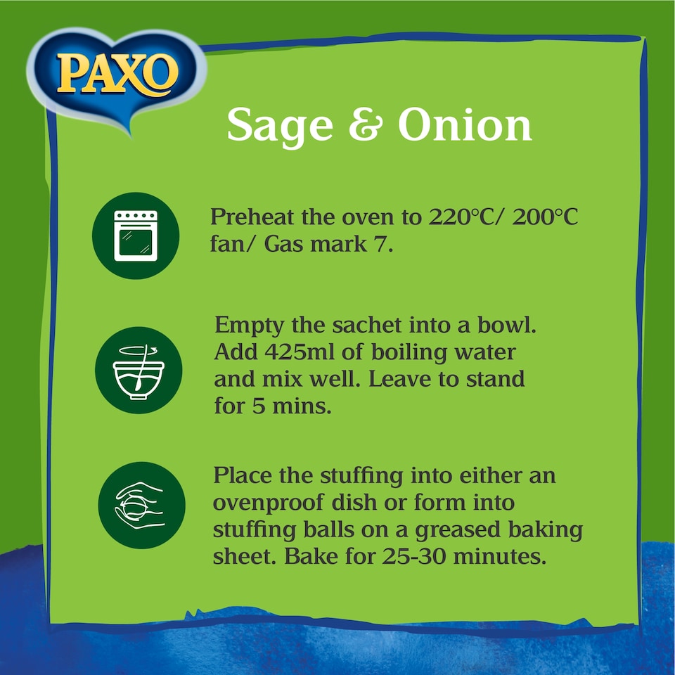 image 1 of Paxo Sage & Onion Stuffing Mix 170G
