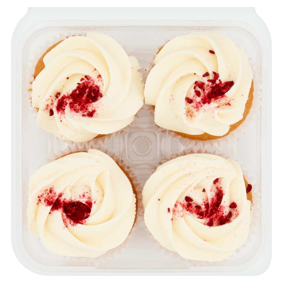 Couverture Vanilla & Raspberry Cupcake 4pk x 280G
