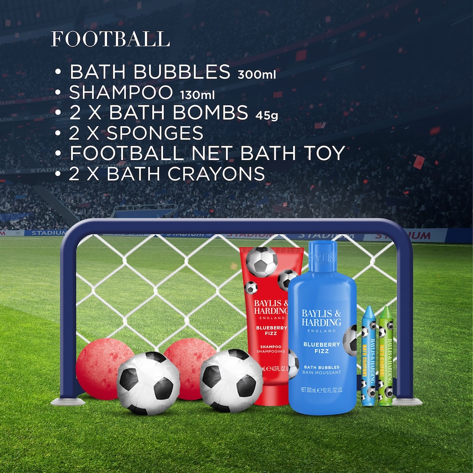 image 1 of Baylis & Harding Football  Bath Kit Gift Set