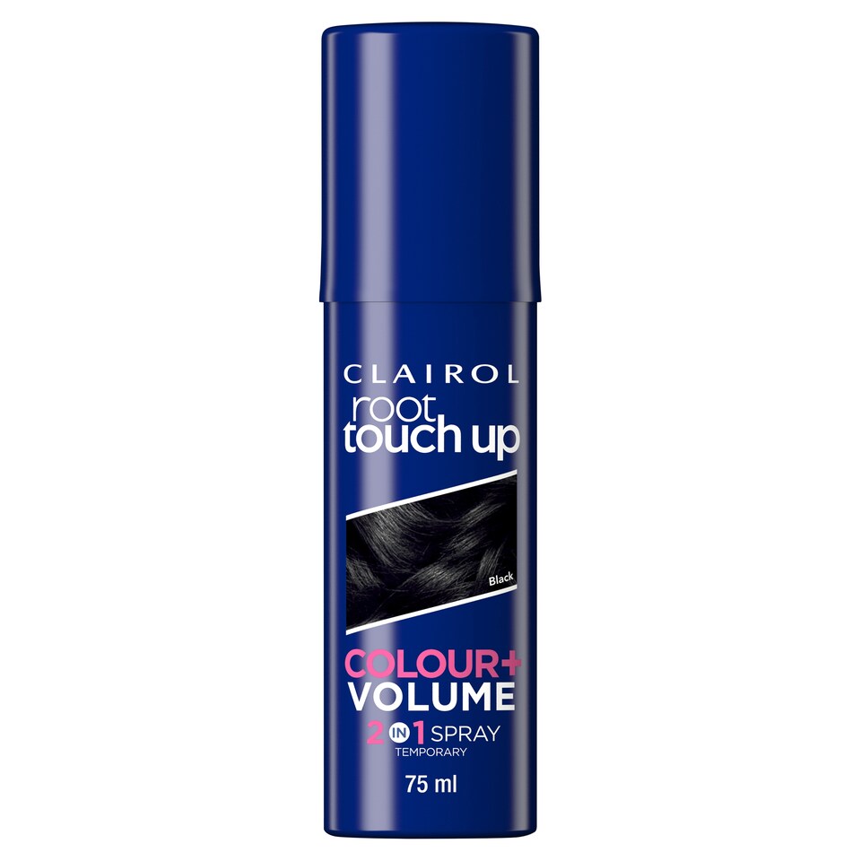 image 1 of Clairol Root Touch up 2 in 1 Spray Black 75ml