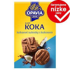 Opavia sušienky Zlaté Koka s kokosom a kakaom 180 g