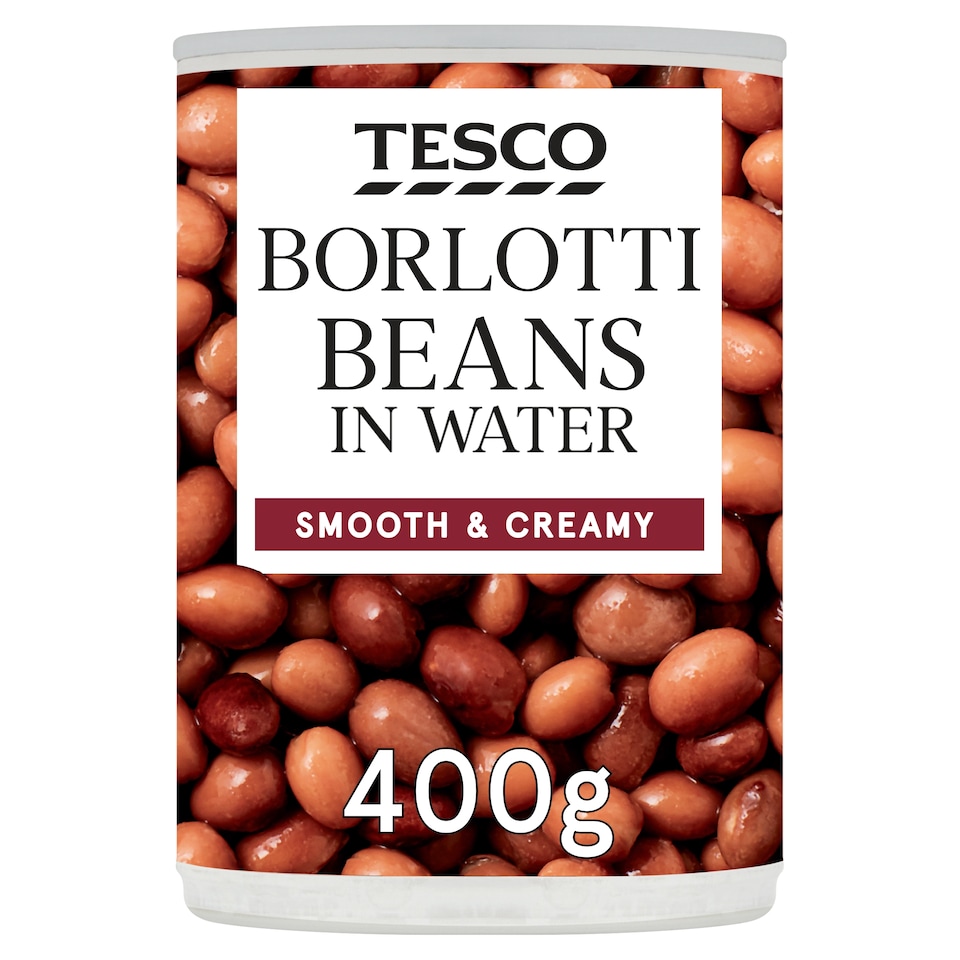 Tesco Borlotti Beans In Water 400G