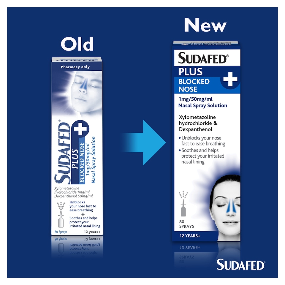 image 1 of Sudafed Plus Blocked Nose Nasal Spray 10Ml