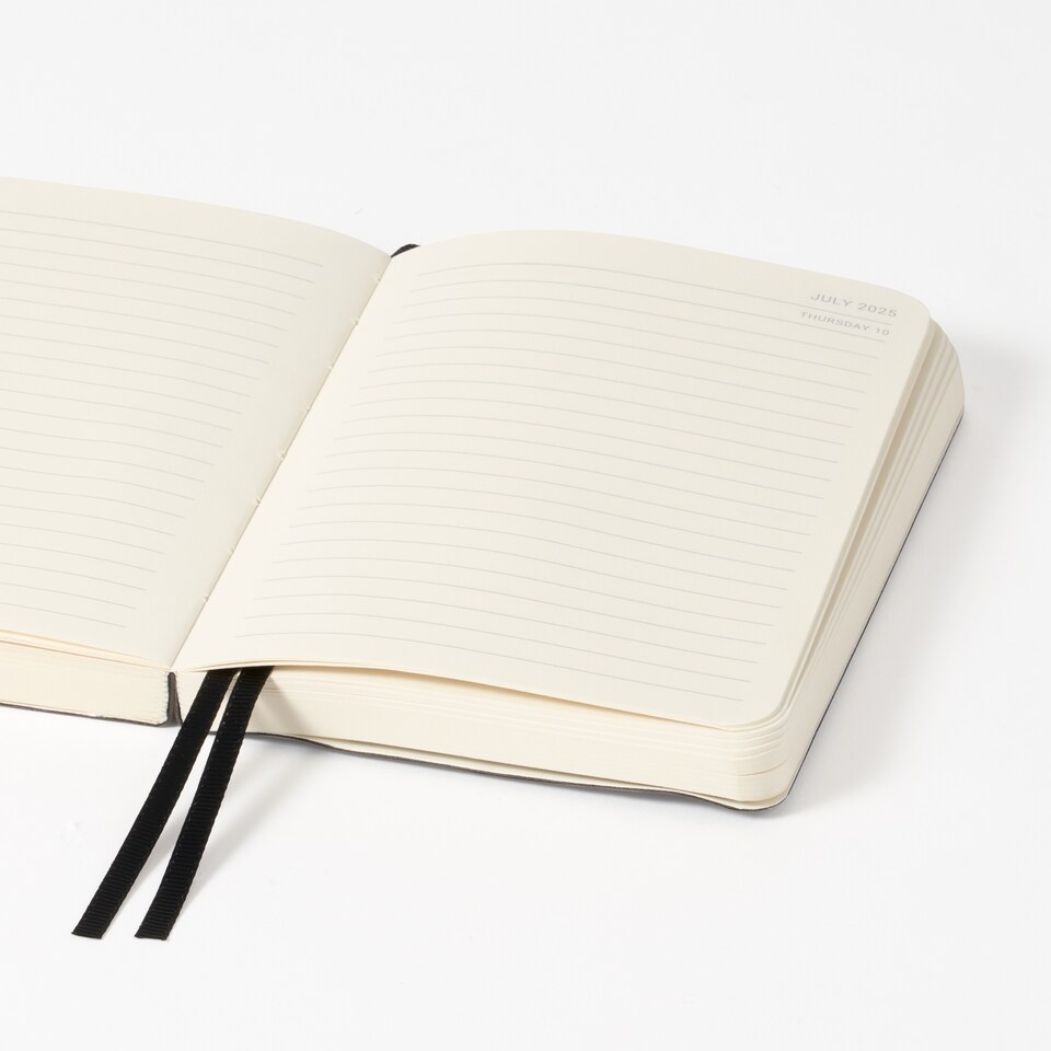 image 1 of Agenzio Soft Touch Small 2025 Diary Black