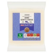 Tesco British Hard Goats Cheese 200G