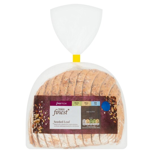 Tesco Finest Free From Seeded Bread 400G Tesco Groceries