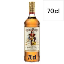 Captain Morgan Original Spiced Gold Rum Based Spirit Bottle 35% 70Cl