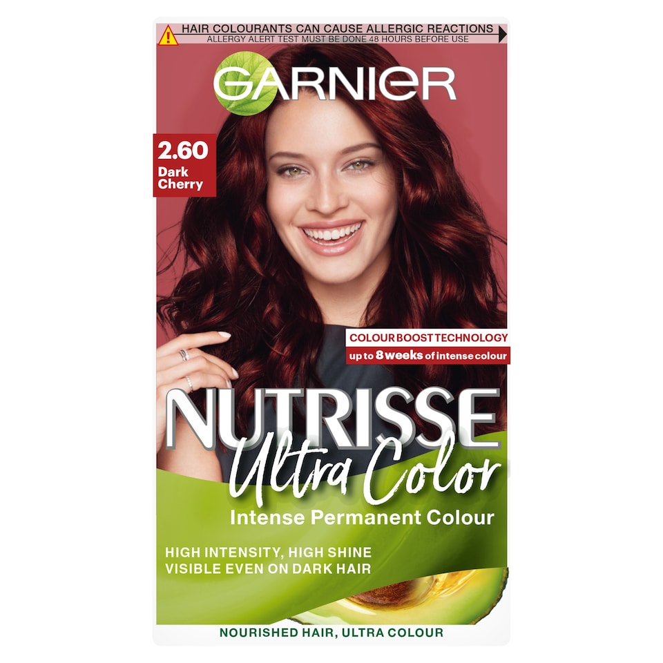 image 1 of Garnier Nutrisse Ultra Color Intense Permanent Colour - Dark Cherry 2.60