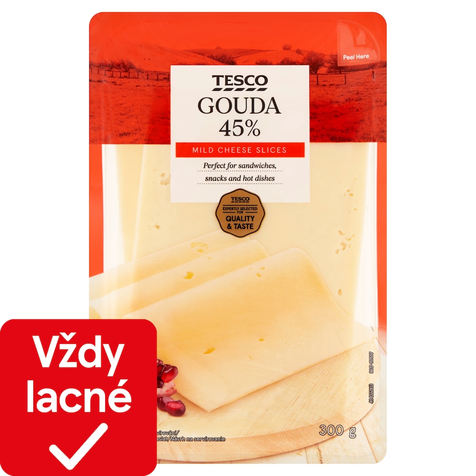 Tesco Gouda 45% 300 g