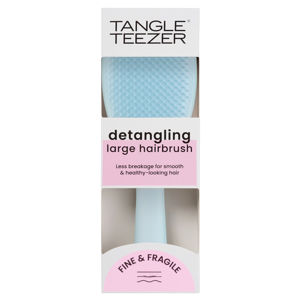 Tangle Teezer Detangling Large Hair Brush Fine & Fragile Seafoam Blue