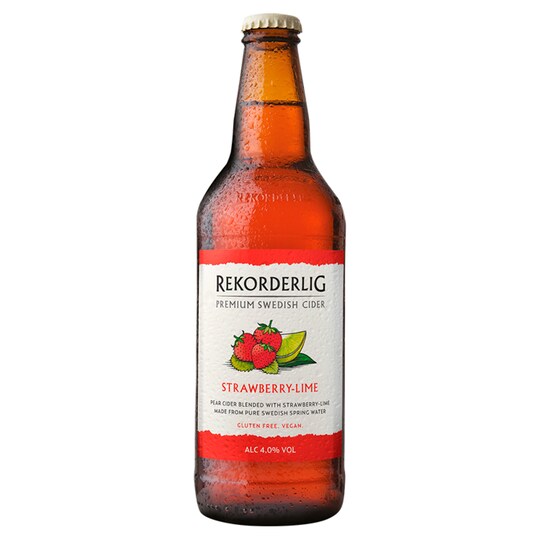 image 1 of Rekorderlig Strawberry-Lime Cider 500Ml