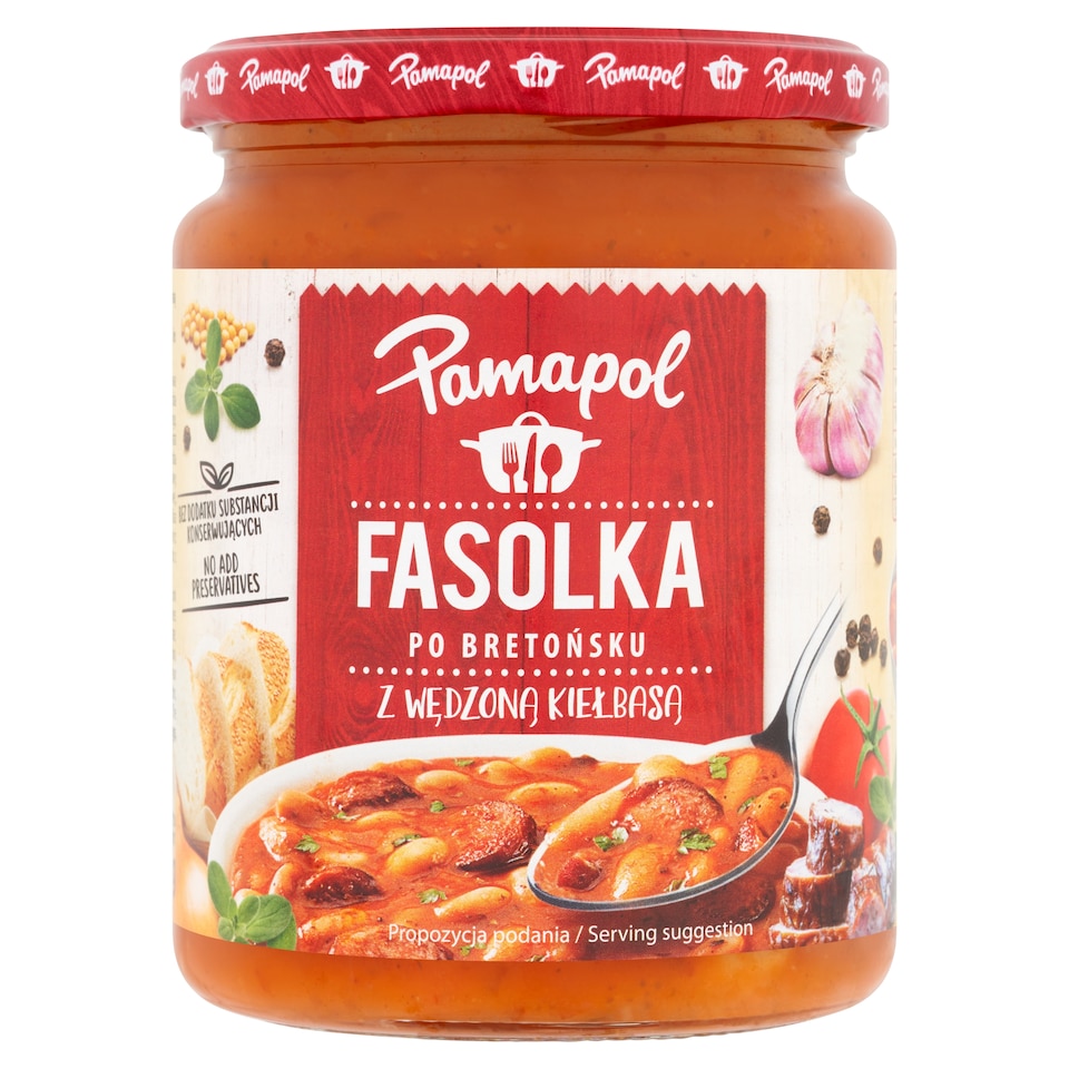 Pamapol Beans With Sausages In Tomato Sauce 500G