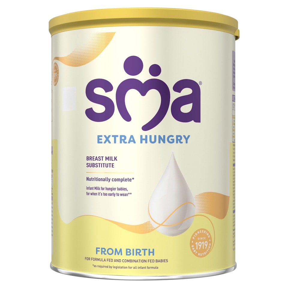 image 1 of SMA Extra Hungry Infant Baby Milk Formula Powder from Birth 800g