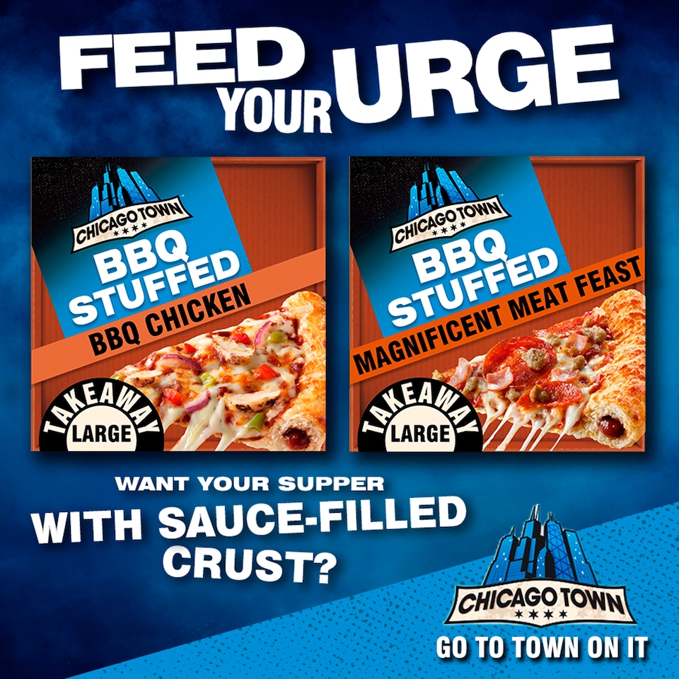 image 1 of Chicago Town Takeaway Stuffed Crust BBQ Chicken Pizza 668g