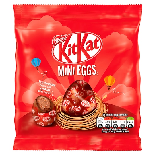 Kit Kat Milk Chocolate Mini Eggs 81G Tesco Groceries
