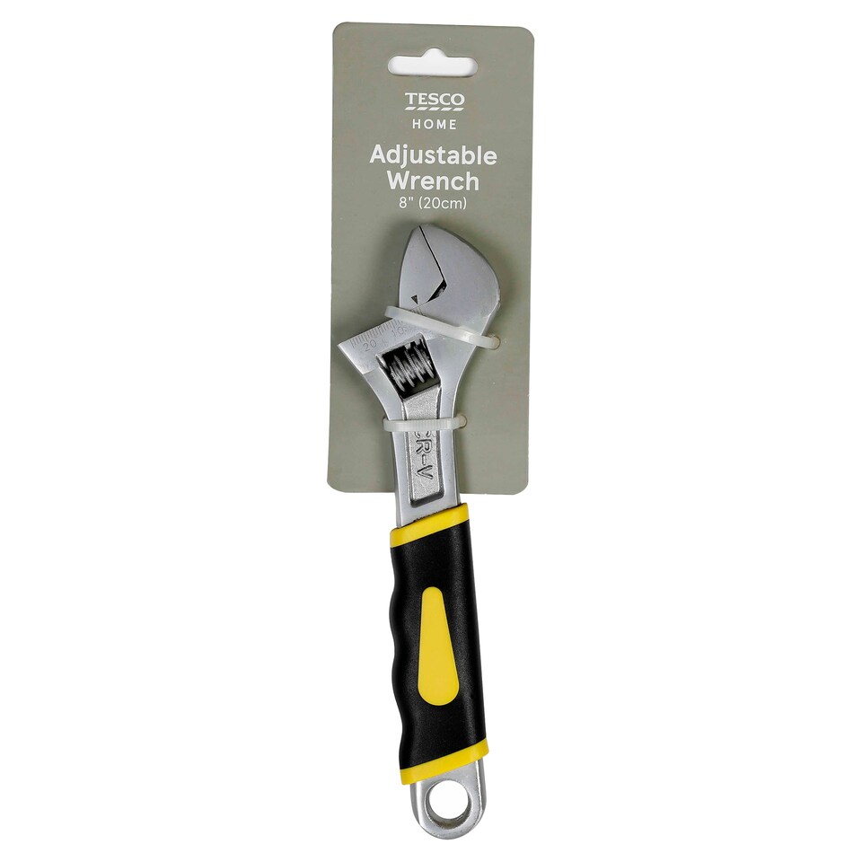 Tesco 8 Inch Adjustable Wrench