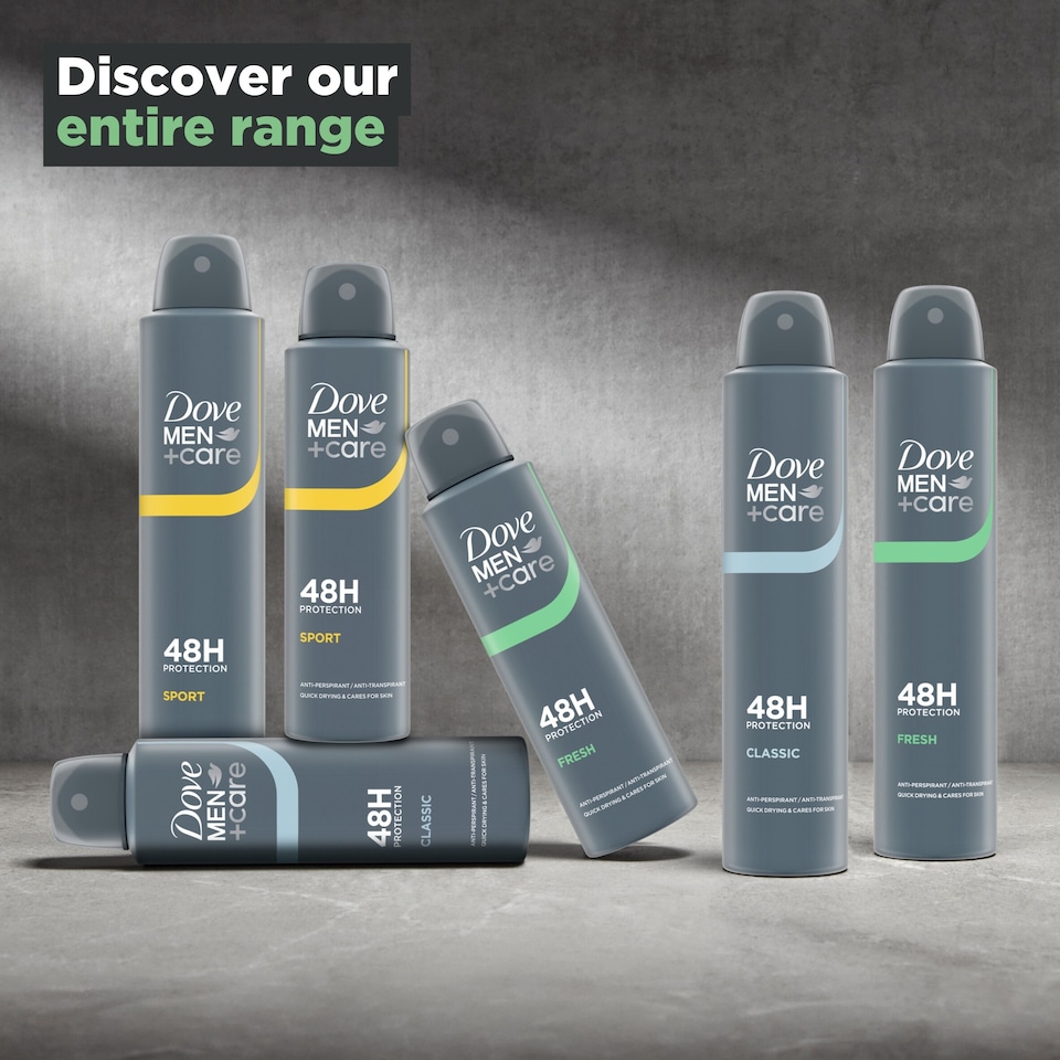 image 1 of Dove Men+Care Fresh 48h Antiperspirant Deodorant 200ml