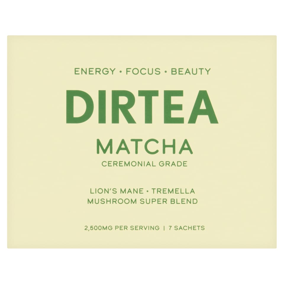 DIRTEA Matcha Mushroom Super blend 7 Sachets 42g