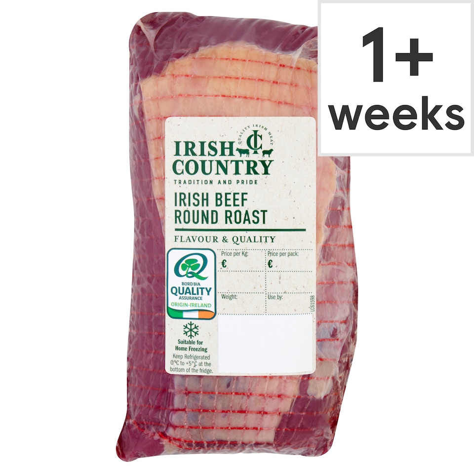 IRISH COUNTRY IRISH BEEF ROUND ROAST 0.9-1.3kg