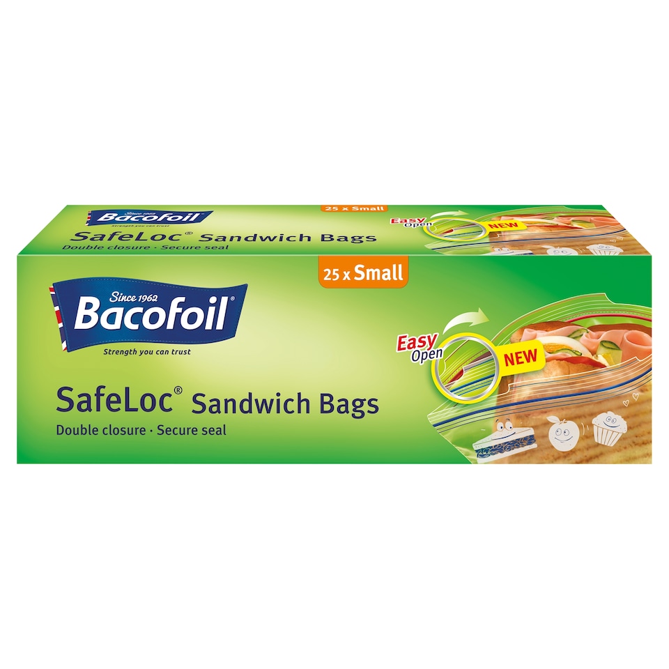 Bacofoil Ziploc Sandwich Bags