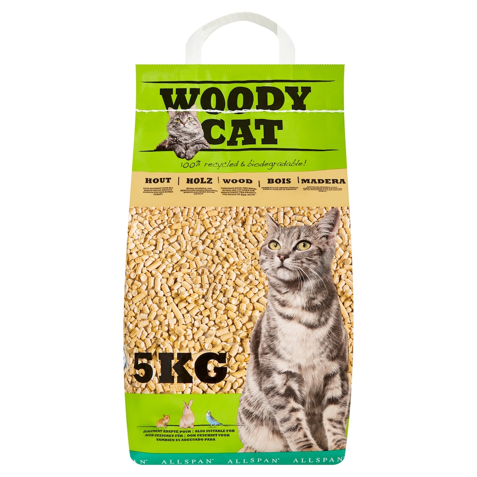 Allspan Woody Cat Litter 5Kg